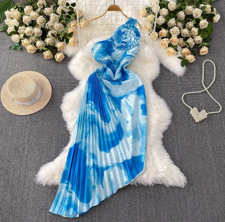 Blütenmeer Abendkleid