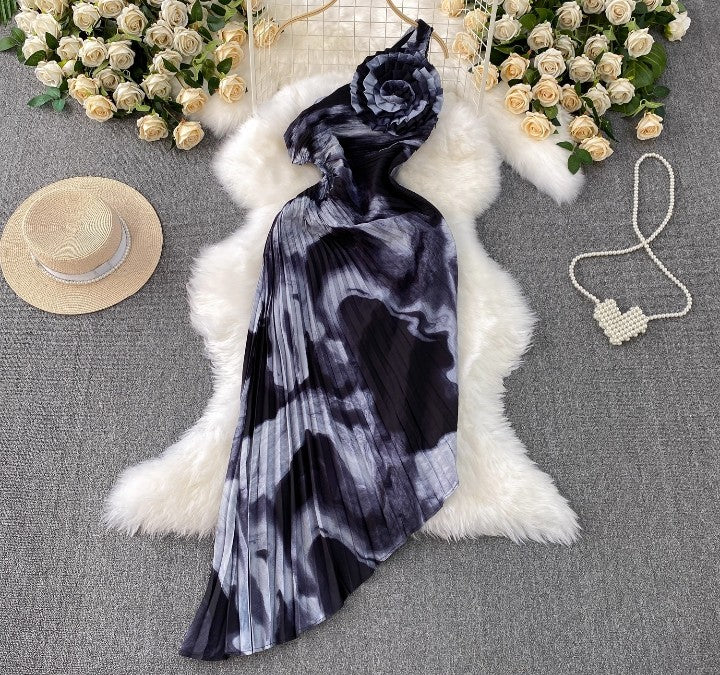 Blütenmeer Abendkleid