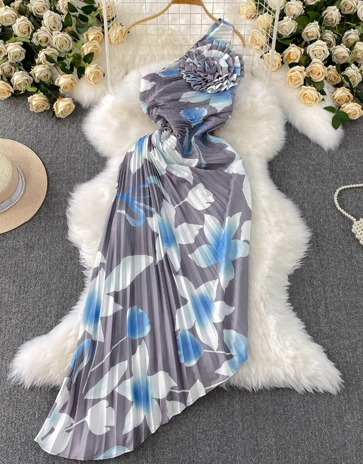 Blütenmeer Abendkleid