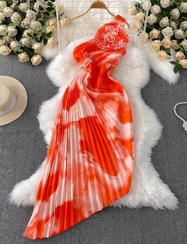 Blütenmeer Abendkleid