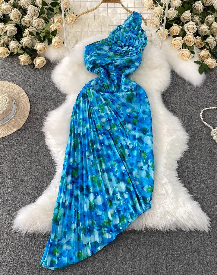 Blütenmeer Abendkleid