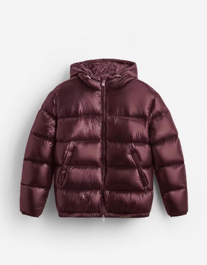 Glanz-Daunenjacke