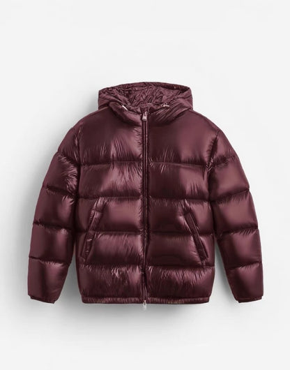 Glanz-Daunenjacke