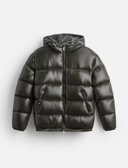 Glanz-Daunenjacke