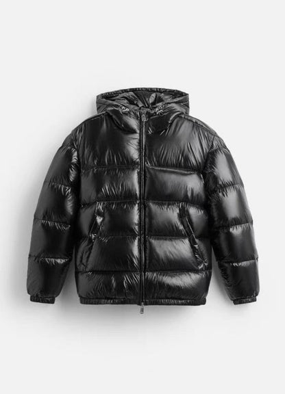 Glanz-Daunenjacke