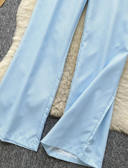 Loungehose in Hellblau