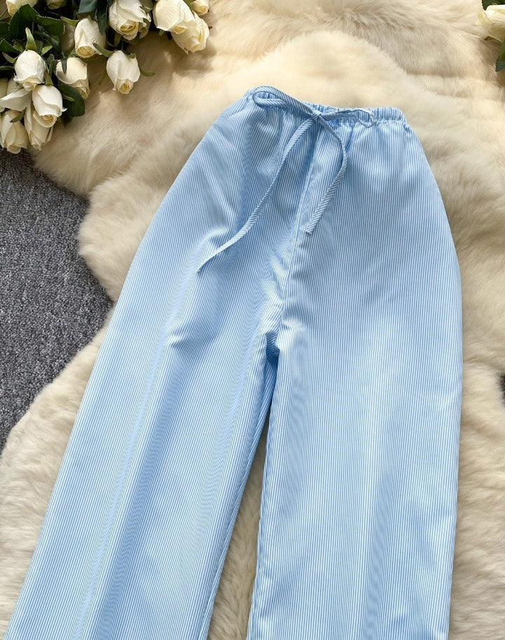 Loungehose in Hellblau