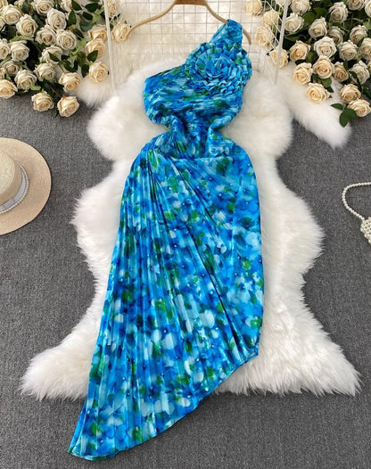 Blütenmeer Abendkleid