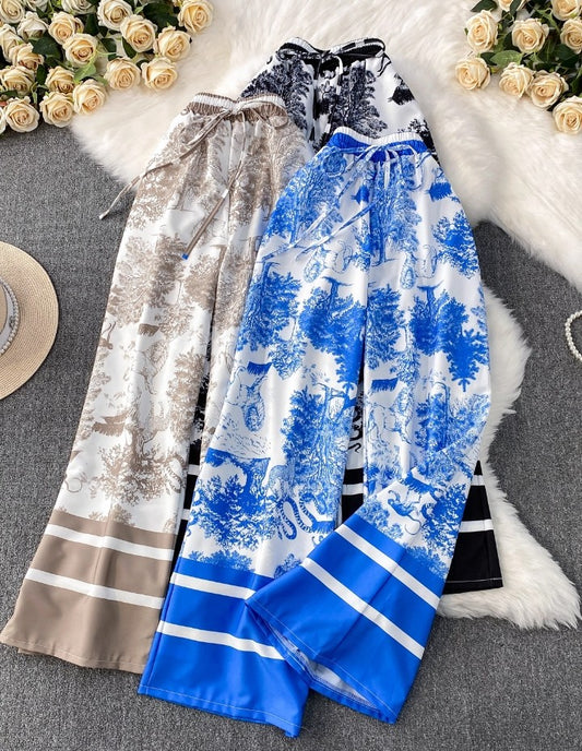 Lockere Hose mit Printdesign